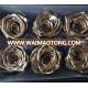 Wholesales everlasting gold roses 5-6cm head import from kunming